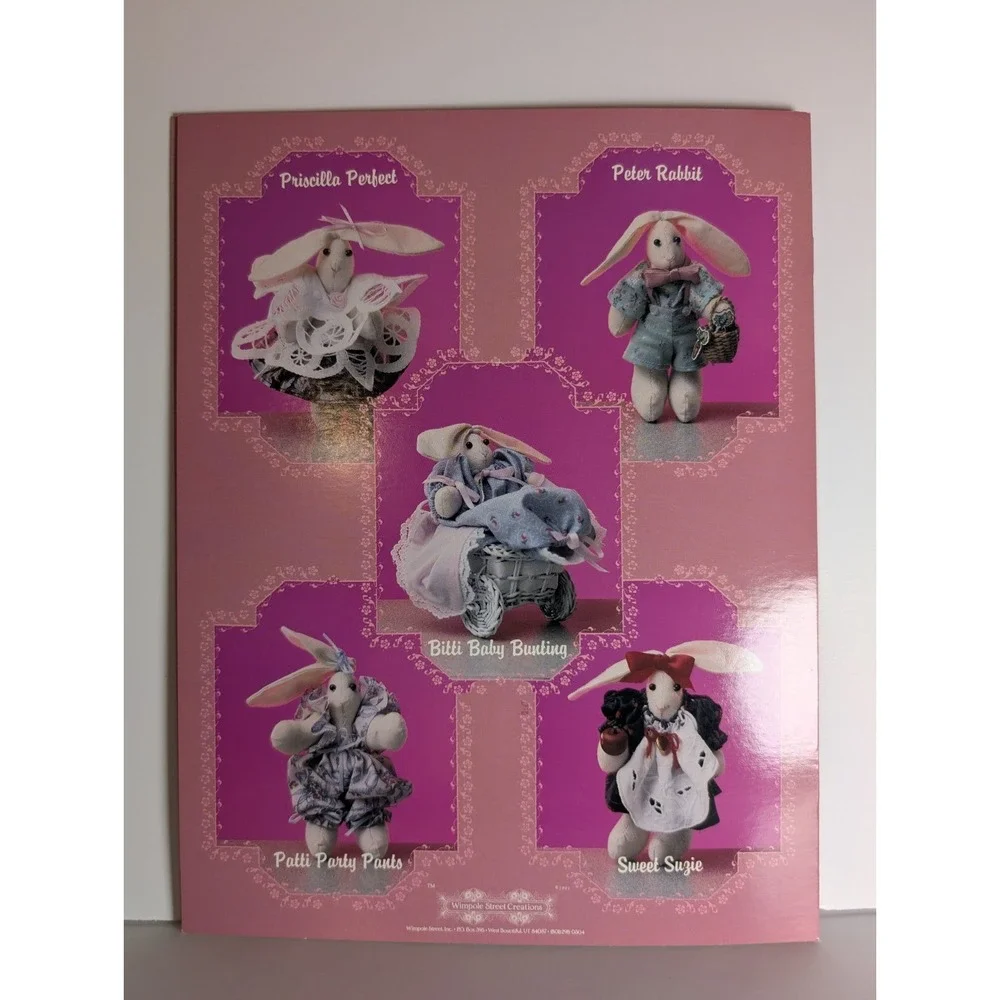 4 Wimpole Street Creations  Bitti Bunni Books. Original, Masquerade, Garden 1991